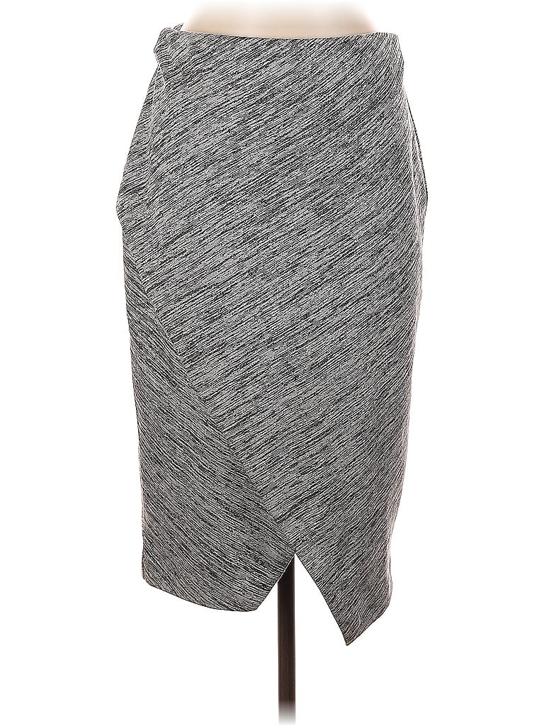 Pre-owned H&m Casual Skirt In Gray