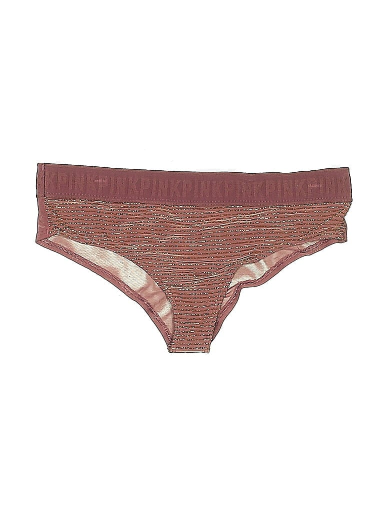 Pre-owned Victoria's Secret Pink Swimsuit Bottoms In Brown