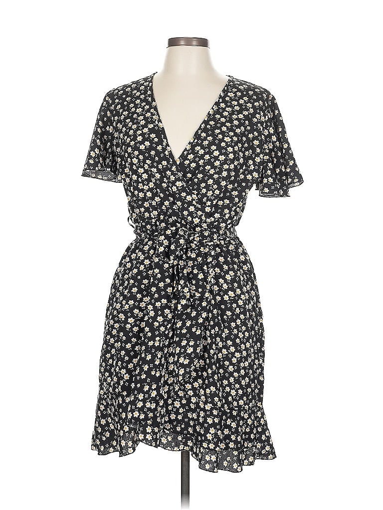 Pre-owned Shein Casual Dress In Black