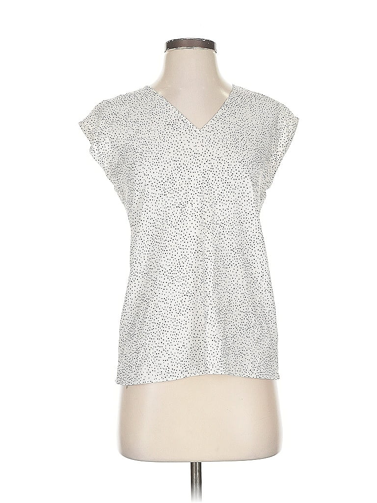 Pre-owned Express Outlet Sleeveless T-shirt In Silver