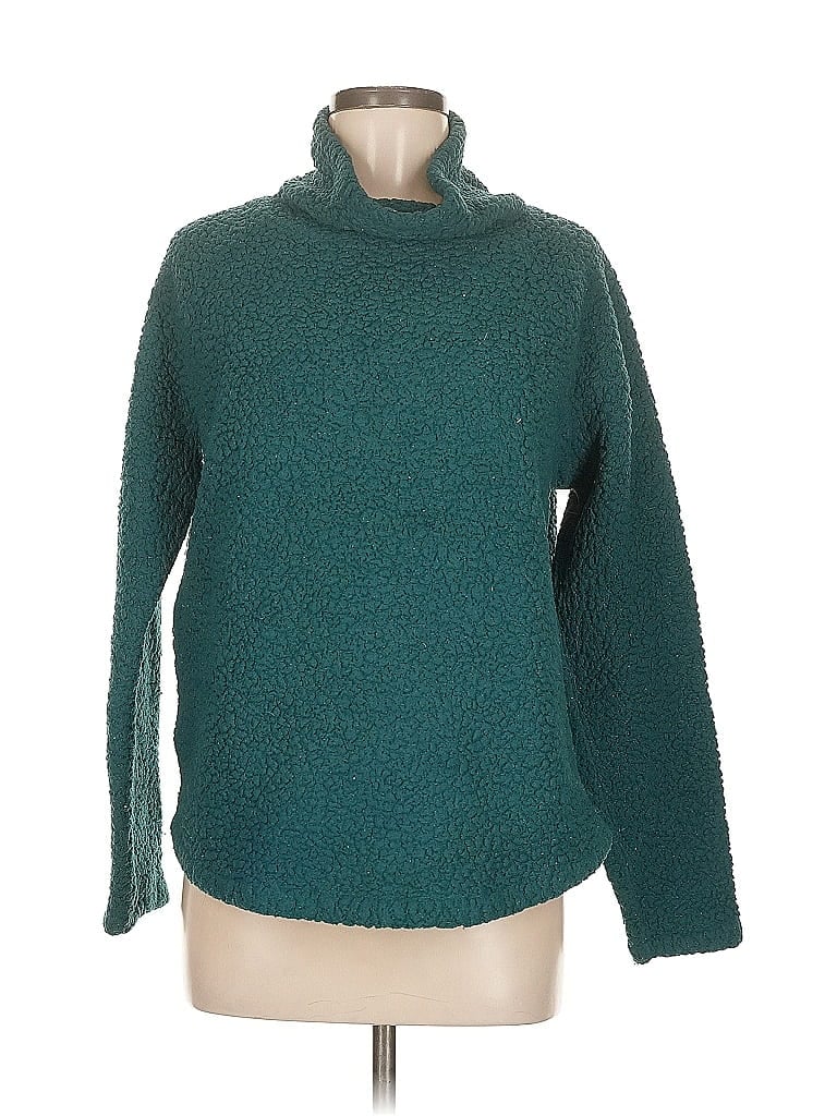 EDDIE BAUER Pre-owned Fleece Jacket In Blue