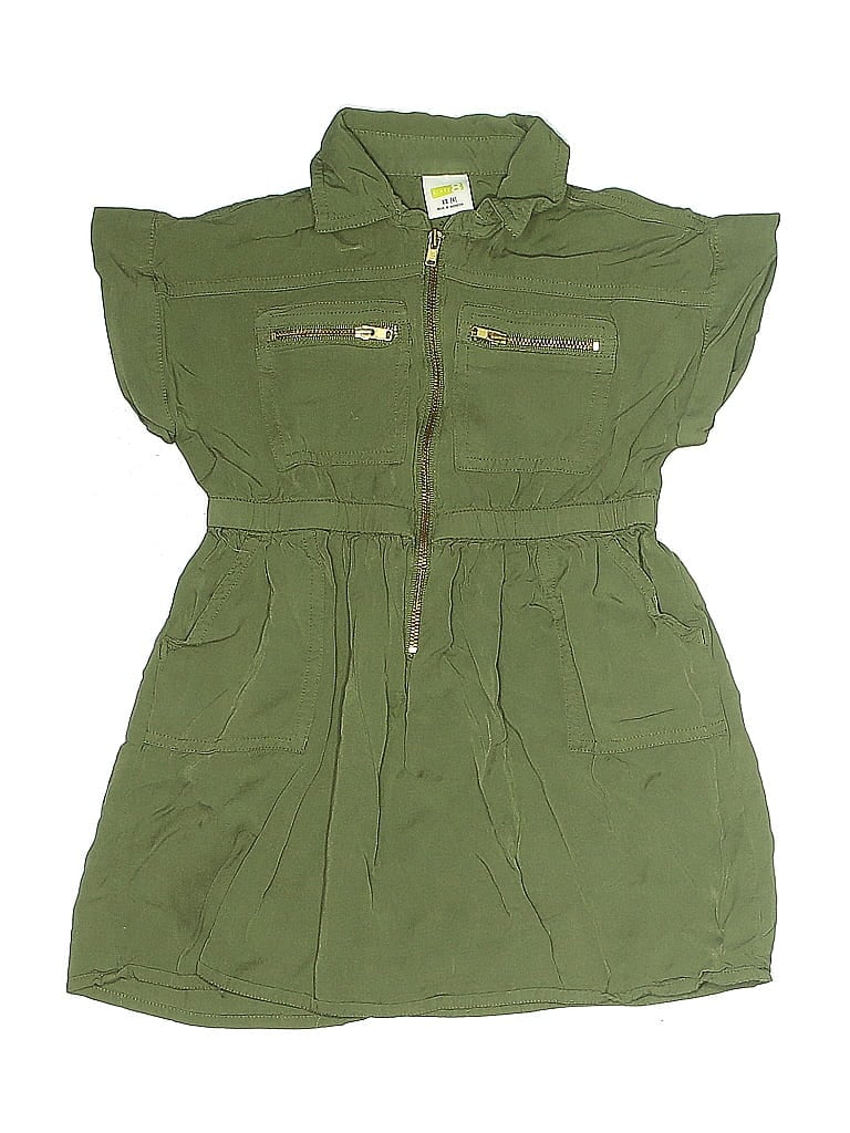Pre-owned Crazy 8 Kids' Dress In Green