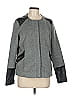 Ella Moss Chevron-herringbone Gray Jacket Size M - photo 1