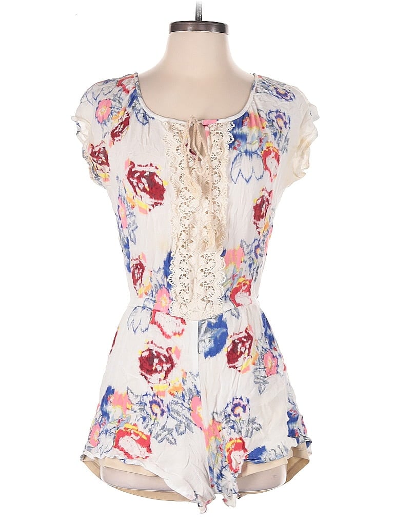 Pre-owned Lovestitch Romper In White