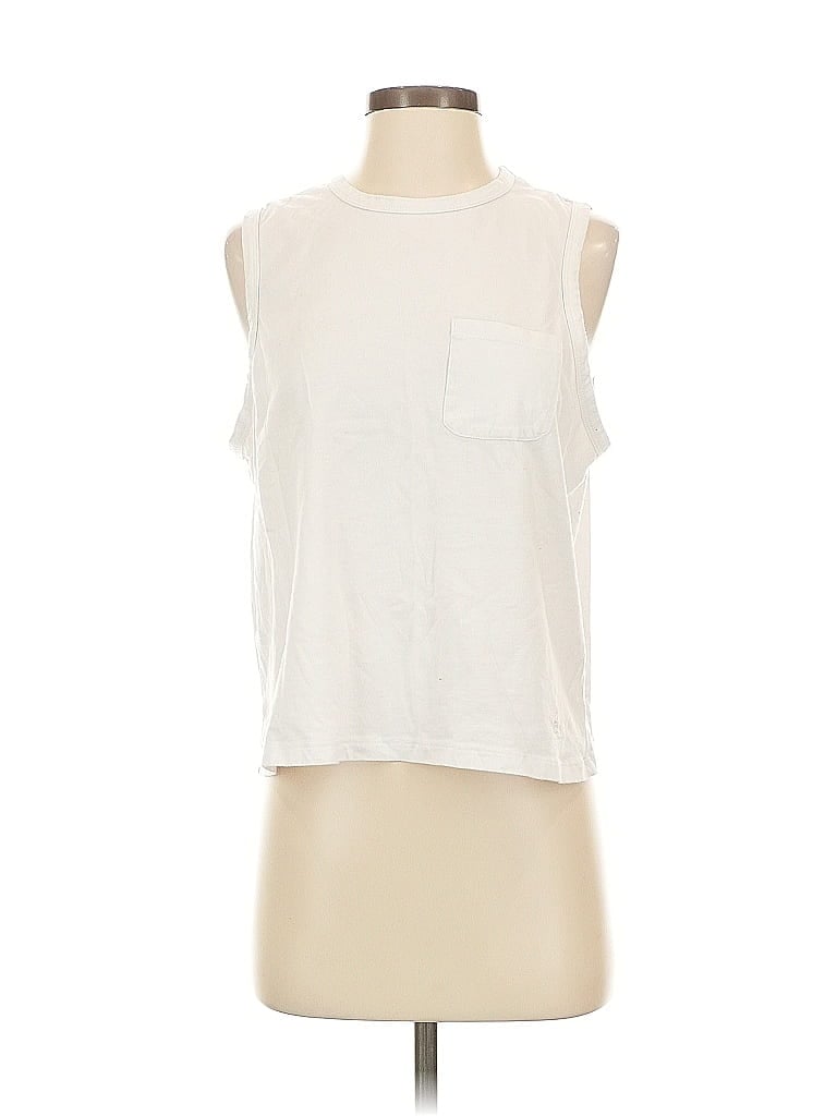 Pre-owned Assorted Brands Sleeveless T-shirt In White