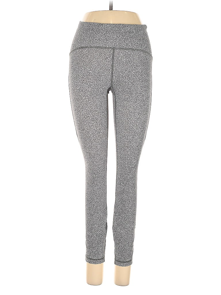Pre-owned Lululemon Athletica Active Pants In Gray