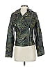 Just Fab 100% Viscose Camo Green Jacket Size XS - photo 1