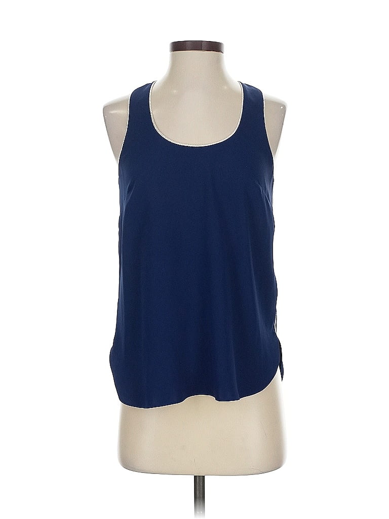 Pre-owned Amanda Uprichard Sleeveless Top Blue Halter Neckline Tops