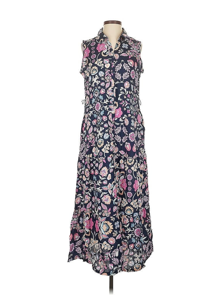 Pre-owned Croft & Barrow Casual Dress In Blue