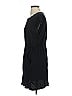 Basics Solid Black Casual Dress Size S - photo 5