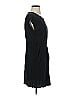 Basics Solid Black Casual Dress Size S - photo 4
