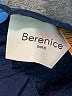 Berenice 100% Viscose Blue 3/4 Sleeve Button-Down Shirt Size L (estimated) - photo 6