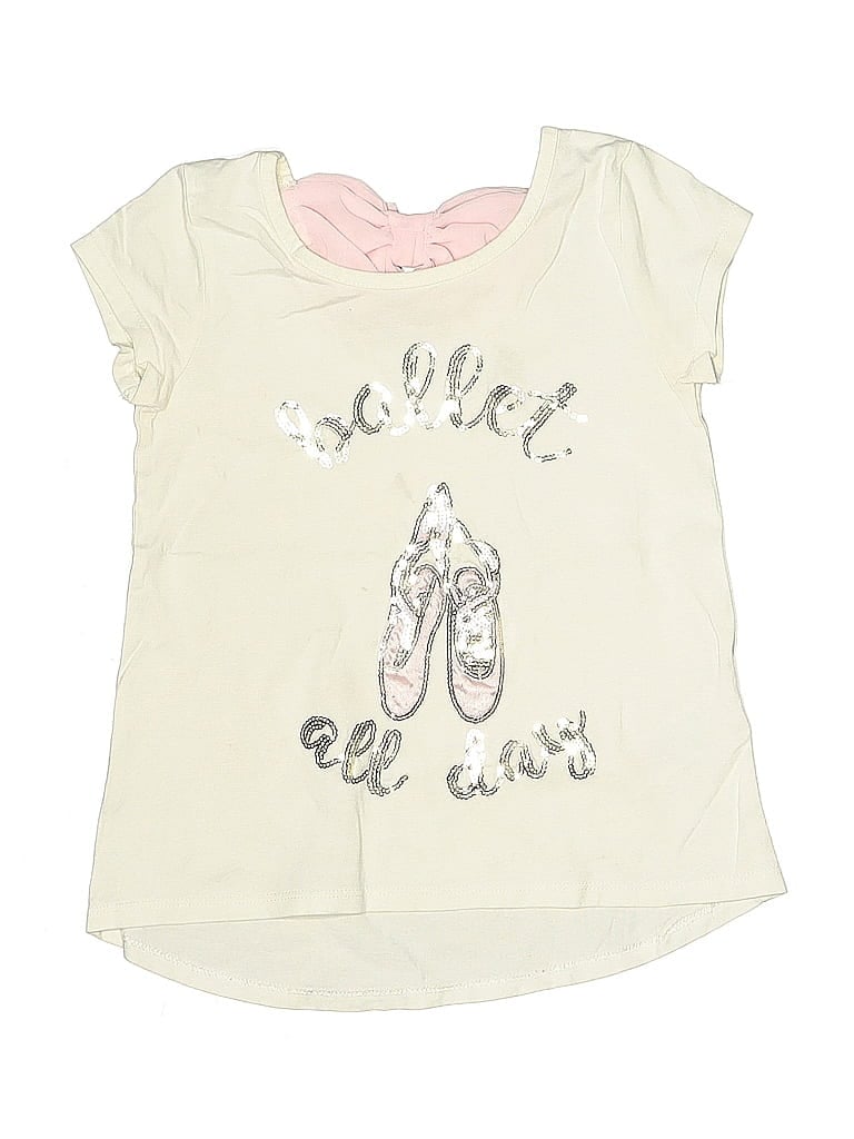 Pre-owned Cynthia Rowley Tjx Kids' Short Sleeve T-shirt In White