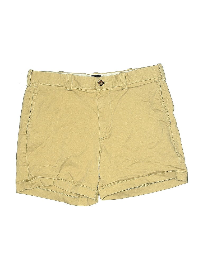 Pre-owned J.crew Factory Store Khaki Shorts In Yellow