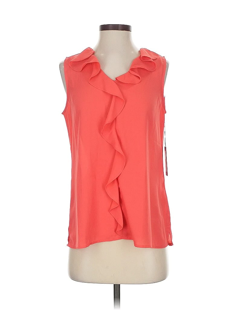 Pre-owned Vince Camuto Sleeveless Blouse In Red
