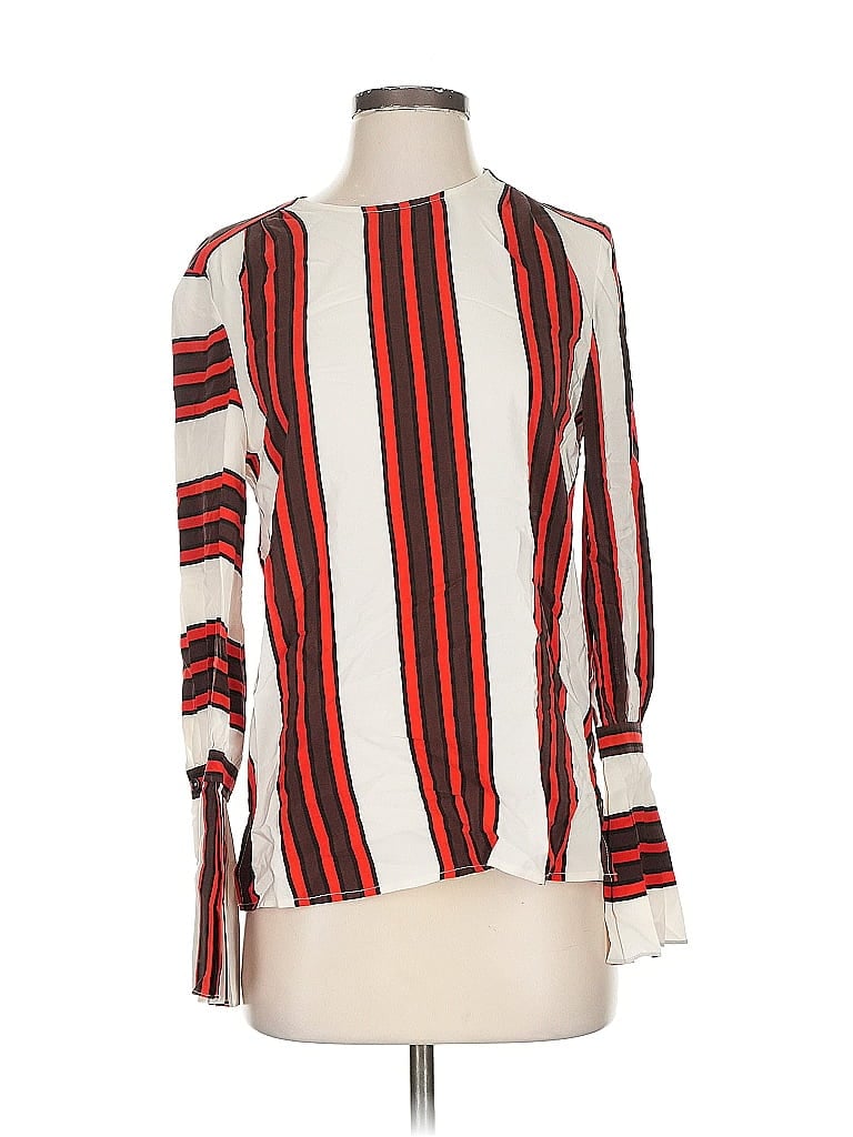 TORY BURCH Pre-owned Long Sleeve Blouse In Red