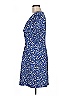 Leifnotes 100% Polyester Print Blue Casual Dress Size M - photo 5