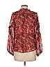 Karina Grimaldi Red Long Sleeve Blouse Size M - photo 2