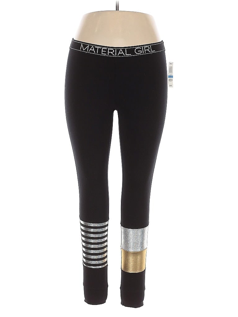 Material Girl Yoga Pants In Black