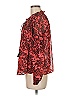 Karina Grimaldi Red Long Sleeve Blouse Size M - photo 5