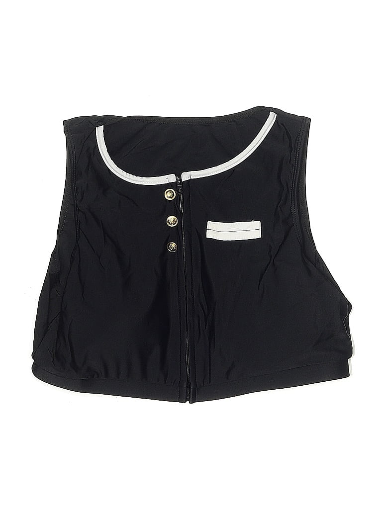 Pre-owned Assorted Brands Swimsuit Top Black Swimwear
