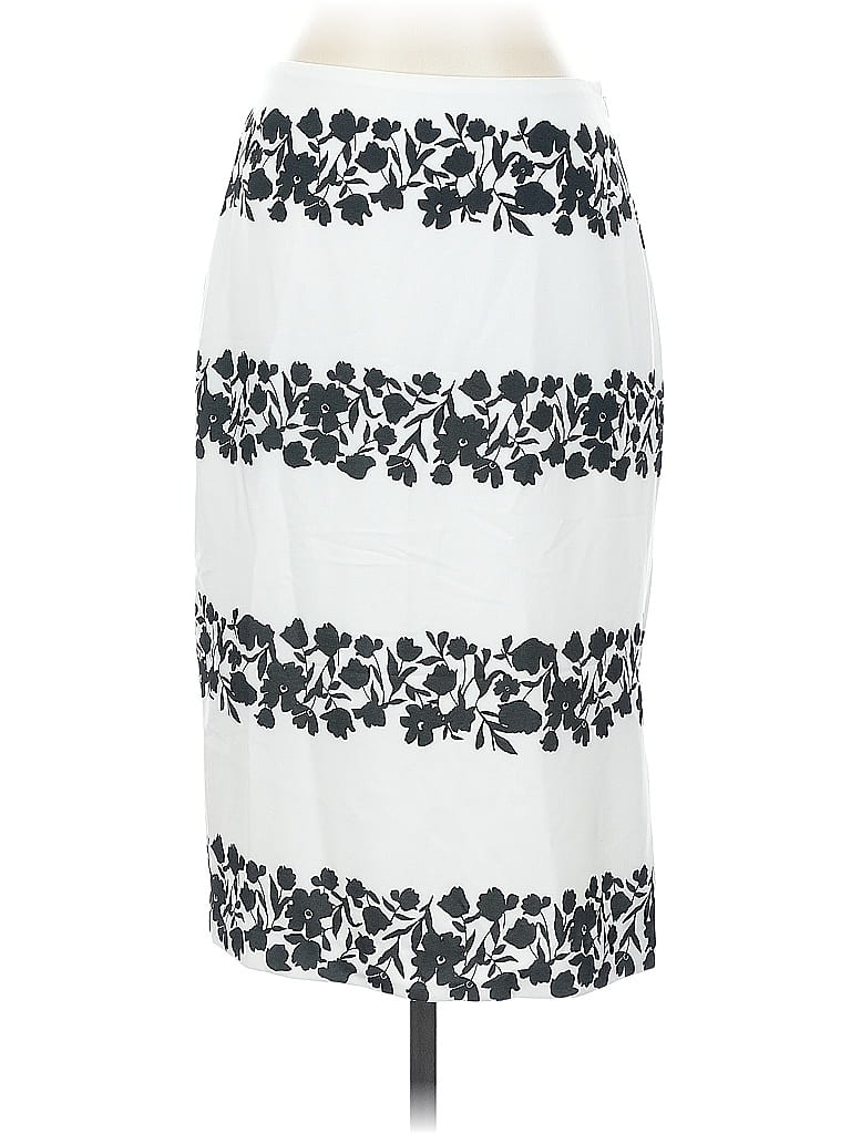 Pre-owned Ann Taylor Factory Casual Skirt In White
