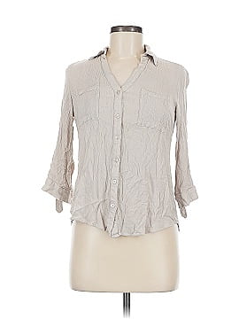 Fortune + Ivy 3/4 Sleeve Button Down Shirt
