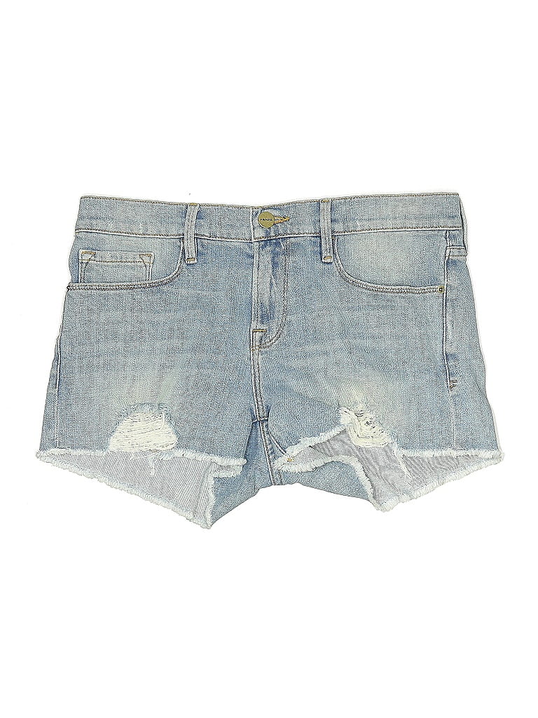 Pre-owned Frame Denim Shorts In Blue