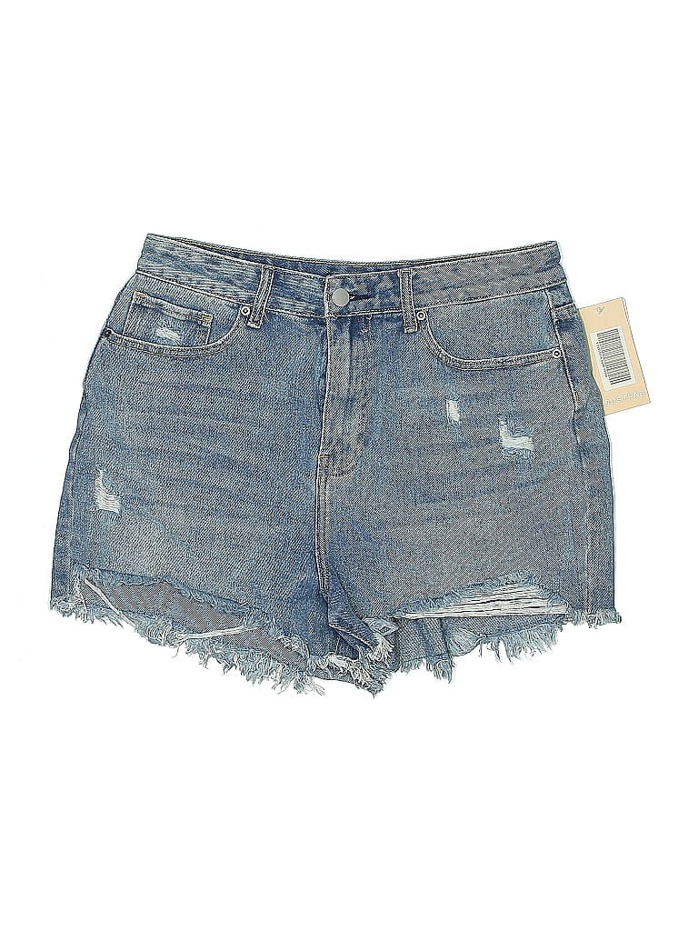 Just Fab Denim Shorts In Blue