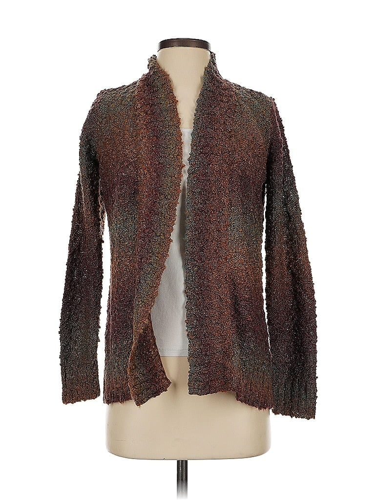 Pre-owned Dressbarn Cardigan Sweater In Brown