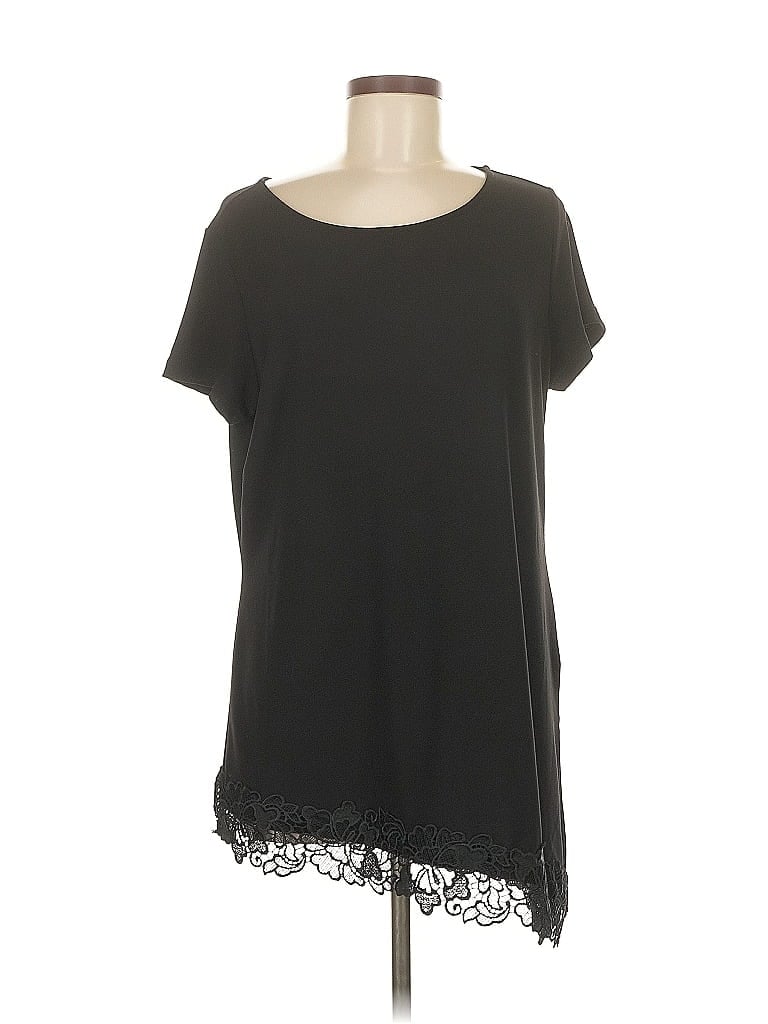 Pre-owned Dennis By Dennis Basso Casual Dress In Black