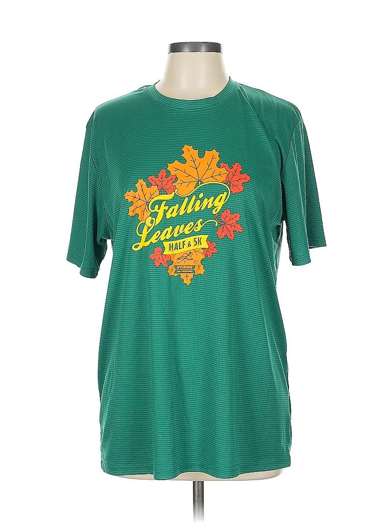Pre-owned Assorted Brands Short Sleeve T-shirt In Green