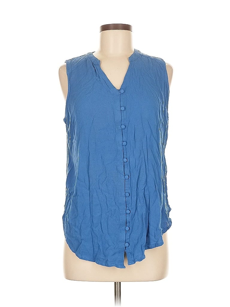 Pre-owned Torrid Sleeveless Blouse In Blue