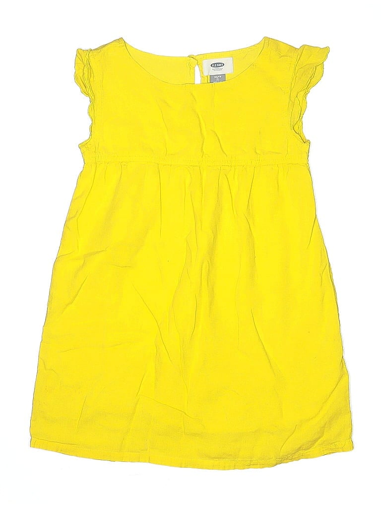 OLD NAVY Pre-owned Kids' Dress In Yellow