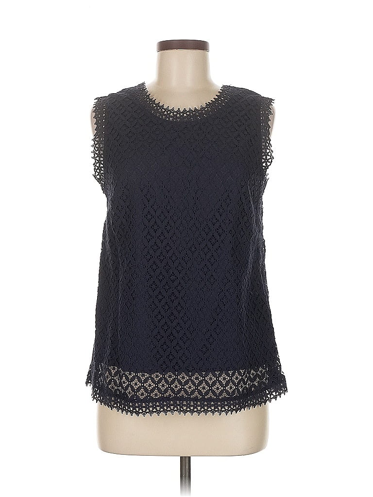 Pre-owned Merona Sleeveless Blouse In Blue