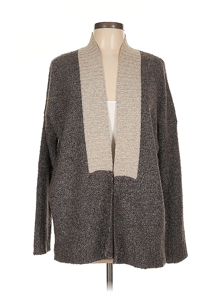 Pre-owned Lilla P Cardigan Sweater In Brown