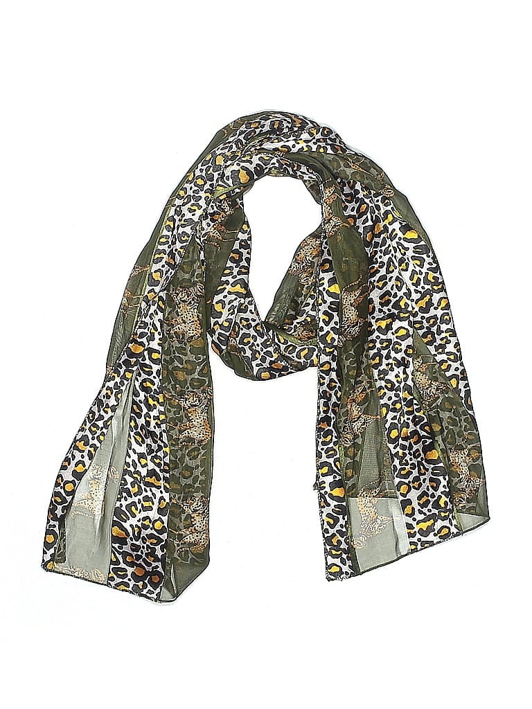 Pre-owned Unbranded Scarf In Green