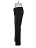 Ecru Solid Black Dress Pants Size 8 - photo 5