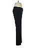 Ecru Solid Black Dress Pants Size 8 - photo 4