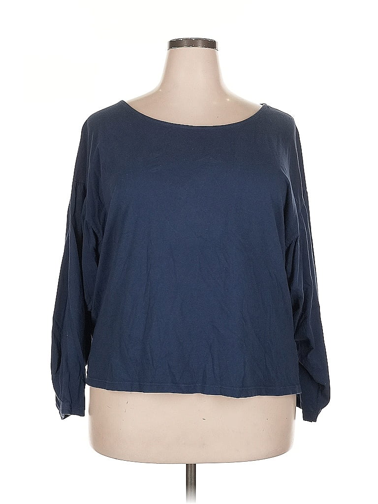 Click to view more detailed imagery on our partner's website Pre-owned T.la 3/4 Sleeve T-shirt In Blue