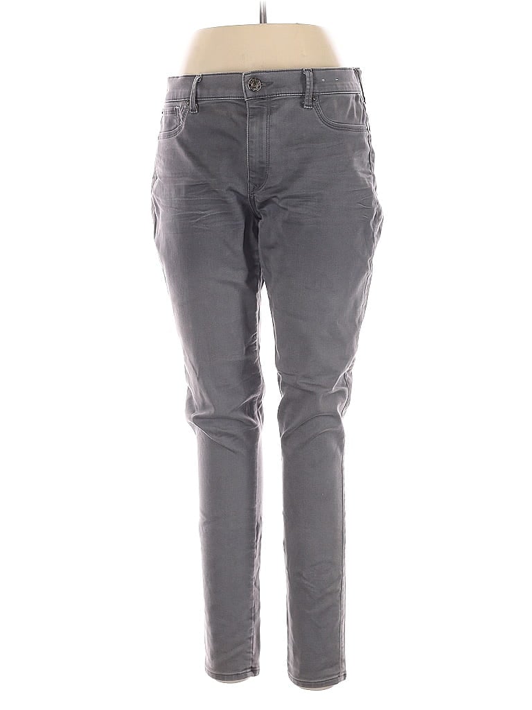 Pre-owned Express Jeans In Gray