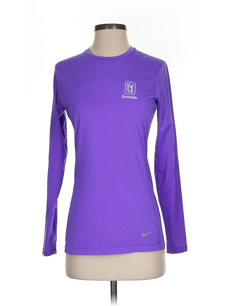 Pre-owned Nike Long Sleeve T-shirt In Purple