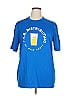 Clique 100% Polyester Blue Short Sleeve T-Shirt Size XL - photo 1