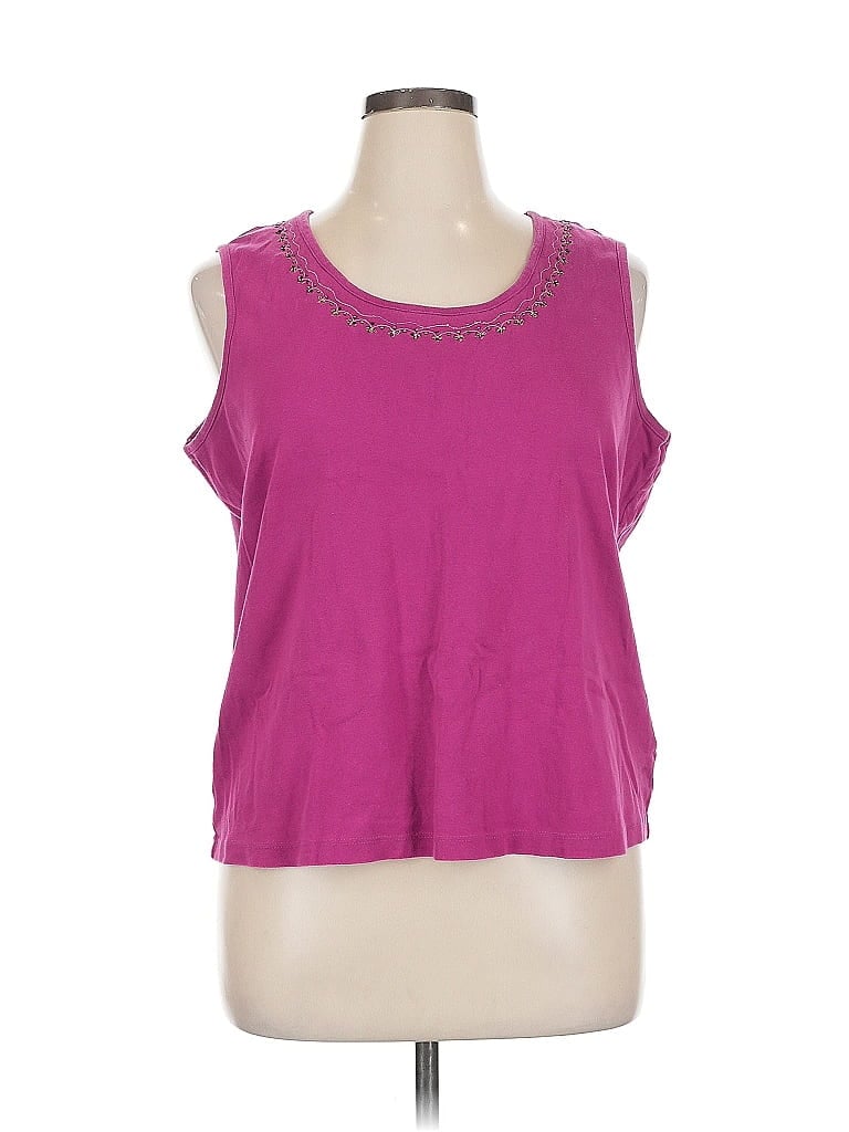 Pre-owned Sag Harbor Sleeveless T-shirt In Pink