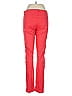 Woman Color Block Red Casual Pants Size M - photo 2