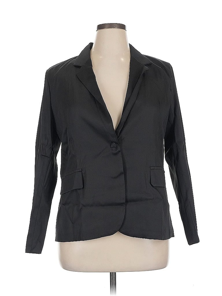 Pre-owned Unbranded Blazer Jacket In Black