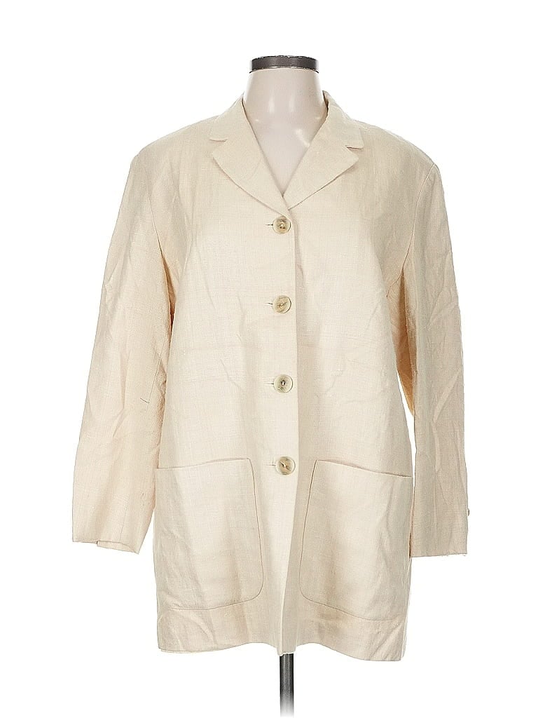 Pre-owned Assorted Brands Coat In White