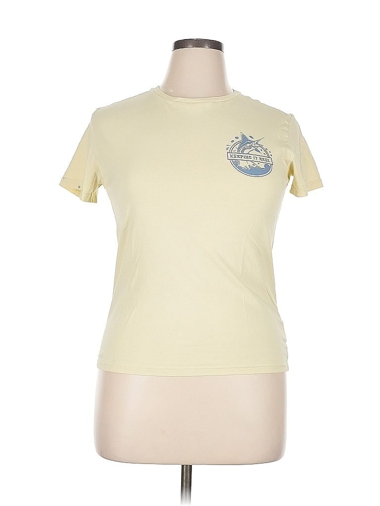 Pre-owned Assorted Brands Short Sleeve T-shirt In Yellow