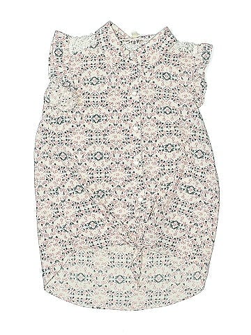Monteau Girl Sleeveless Button-Down Shirt (view 1)