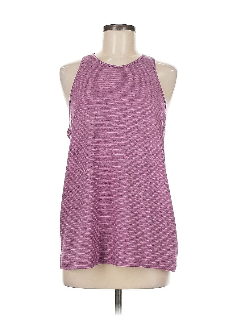 Pre-owned Gap Fit Sleeveless T-shirt In Purple